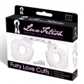 Набор Белые меховые наручники lux fetish cuffs-06wht