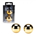 Вагинальные шарики Крупные золотые шарики для тренировки bliss balls h45515-10002 Вагинальные шарики Крупные золотые шарики для тренировки bliss balls h45515-10002