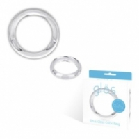 Виброкольцо Прозрачное кольцо ручной работы из стекла zeus large glas-24