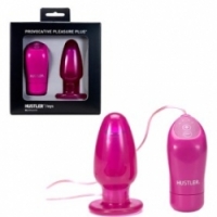 Вибратор Розовая анальная пробка с 4-мя скоростями provocative pleasure plug h23412-10001