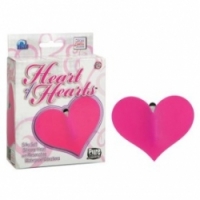 Набор Плоское вибрирующее сердце из силикона heart of hearts 1054-04 bx se