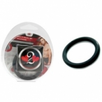 Виброкольцо Нитриловое эрекционное черное кольцо d=40 мм h2h1211blk