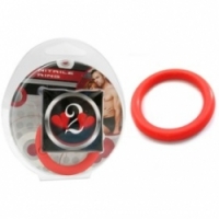 Виброкольцо Нитриловое эрекционное красное кольцо d=35 мм h2h1210r