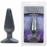 Фаллоимитатор Блестящая анальная пробка platinum silicone the big end 0103-05 cd dj