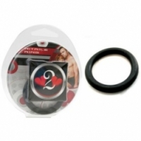 Виброкольцо Нитриловое эрекционное черное кольцо d=35 мм h2h1210blk