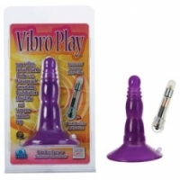 Вибратор Анальная пробочка vibro play purple 0390-14 cd se